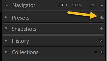 creating a preset