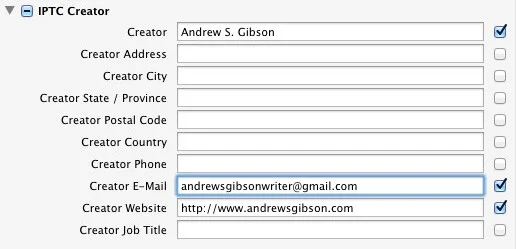 adding personal information