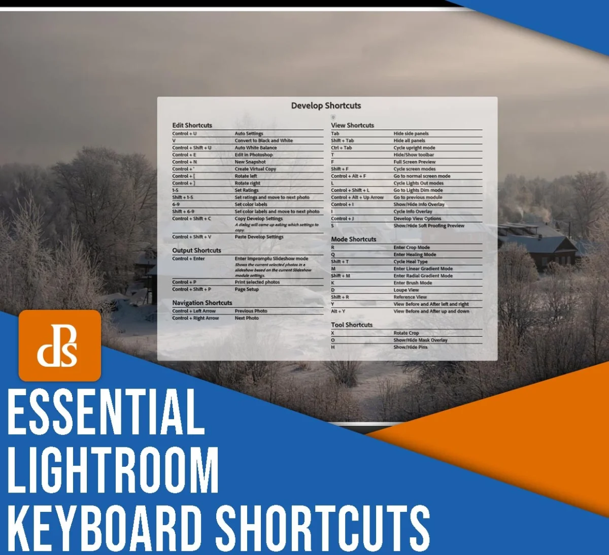Mastering Lightroom: Essential Keyboard Shortcuts to Optimize Your Workflow