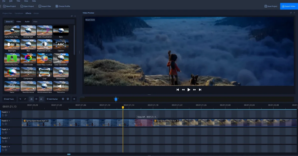 OpenShot 4.0.1: Improved Razor Tool, Faster Editing, and Linux Snap Support