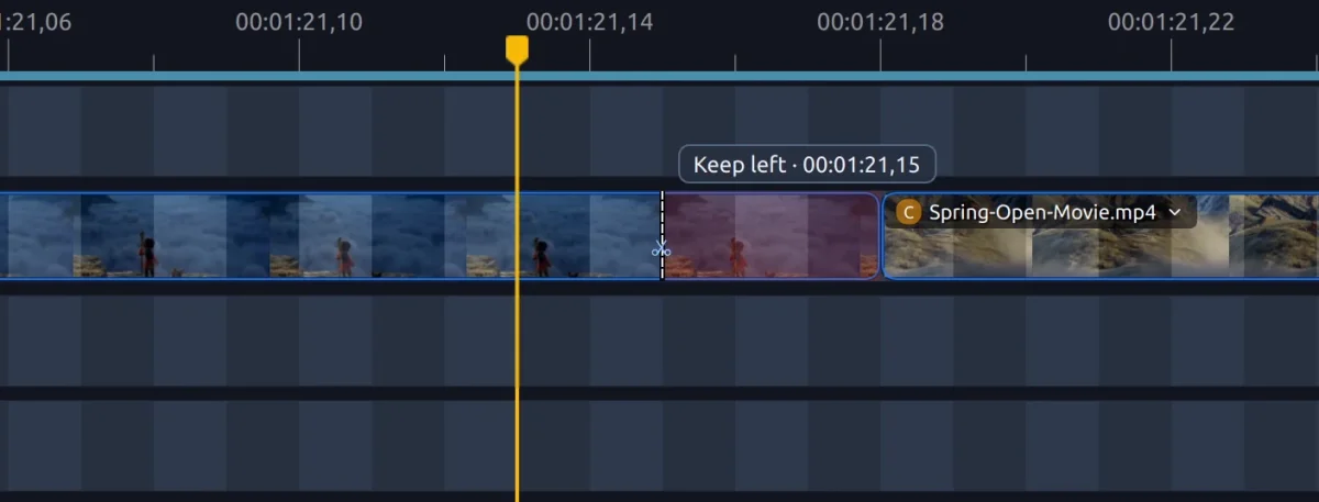 Razor tool cut preview demo