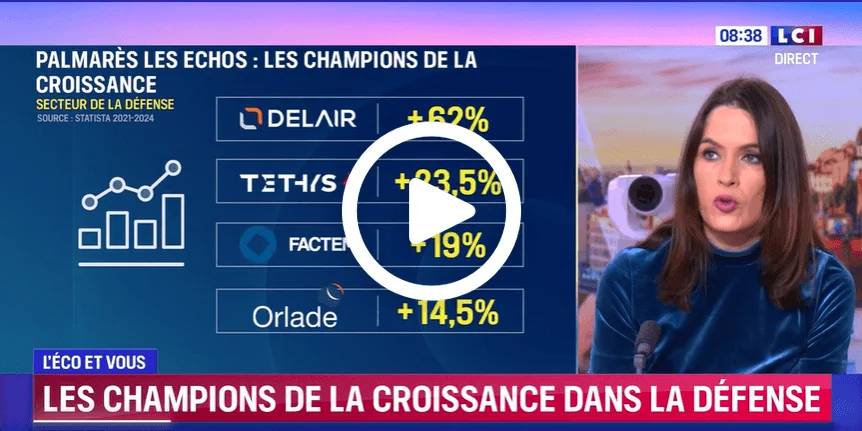 Classement des Champions de la croissance 2026 par les Echos / Statista