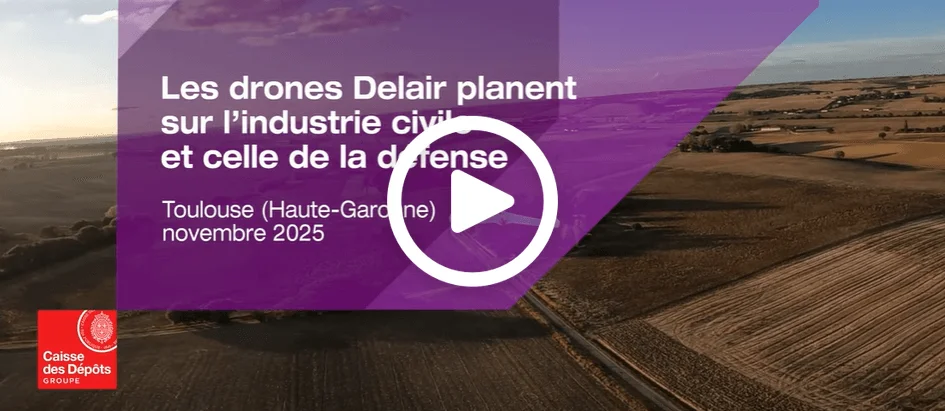 Les drones Delair planent sur l'industrie civile et celle de la défense