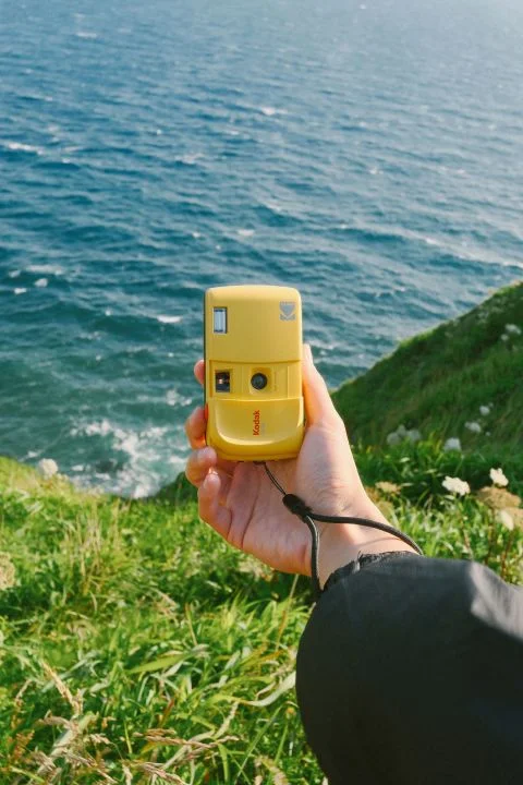 Kodak EC35 is a $35 reusable slide-cover camera in 7 colours & easy film loading.