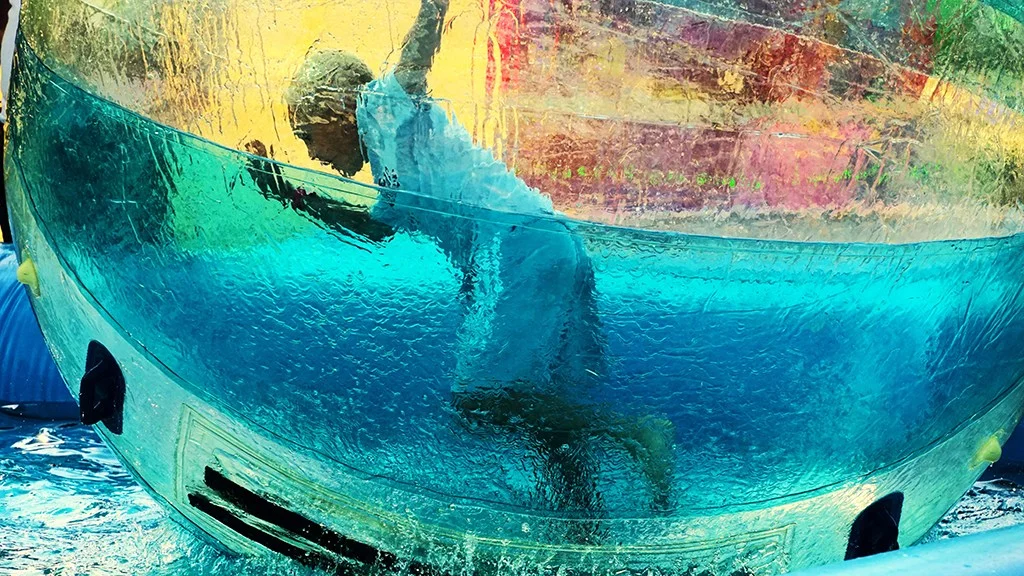 boy in a bubble moving