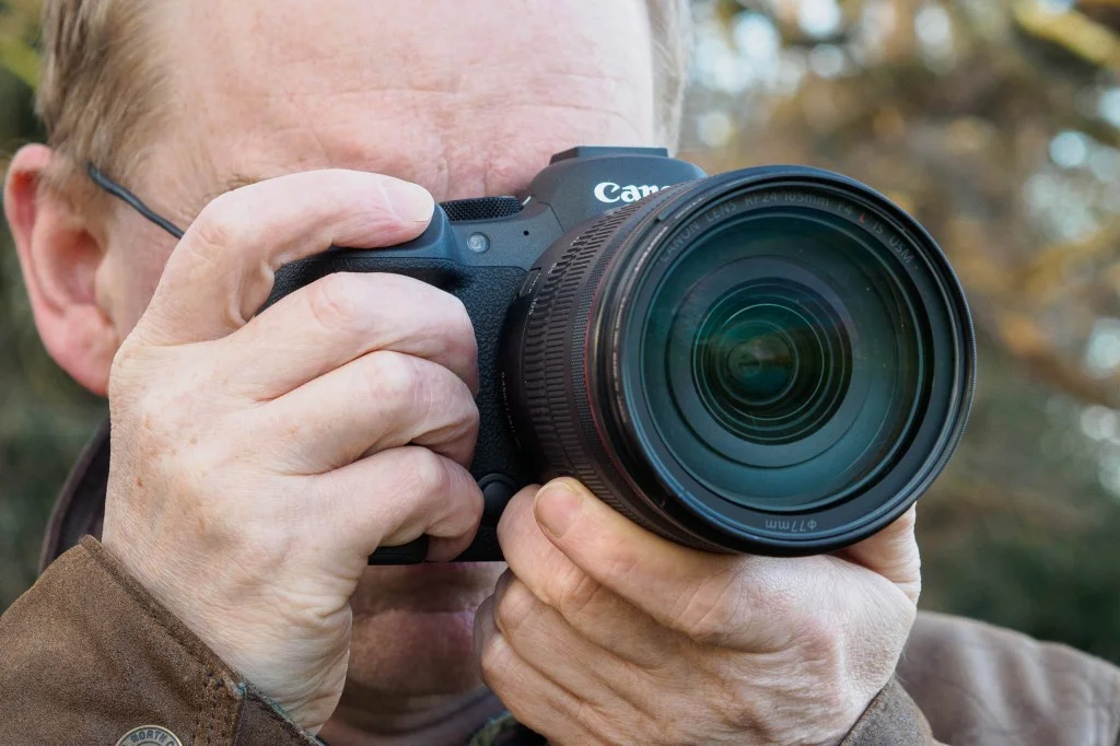 Canon EOS R6 Mark II in use